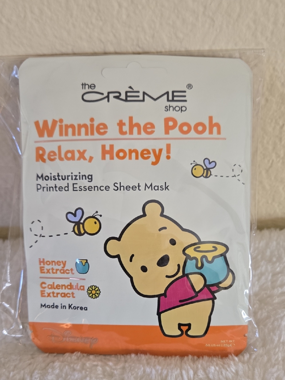 Pack Of SixThe CRÈME Shop Winnie the Pooh Relax, Honey! Moisturizing Sheet Mask